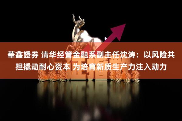 華鑫證券 清华经管金融系副主任沈涛：以风险共担撬动耐心资本 为培育新质生产力注入动力